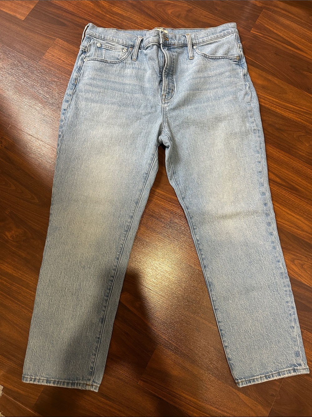 Madewell perfect vintage Light Wash Denim Jeans size 33